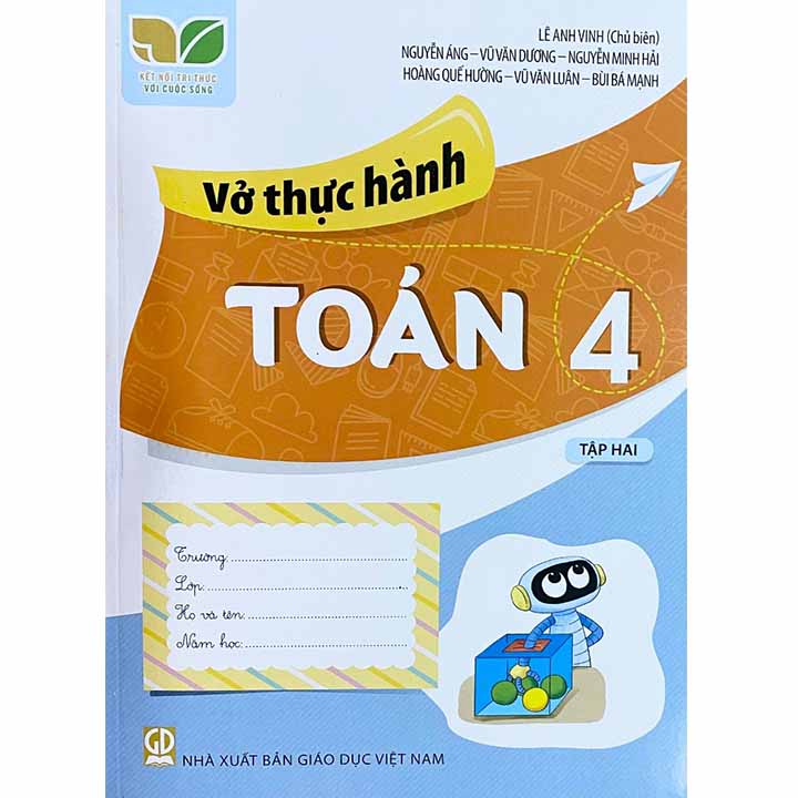 Vở Thực Hành Toán 4 - Tập 2 - Kết Nối