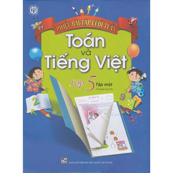 Phiếu Bài Tập Cuối Tuần Toán Và Tiếng Việt Lớp 5 - Tập 1 - Ảnh 1
