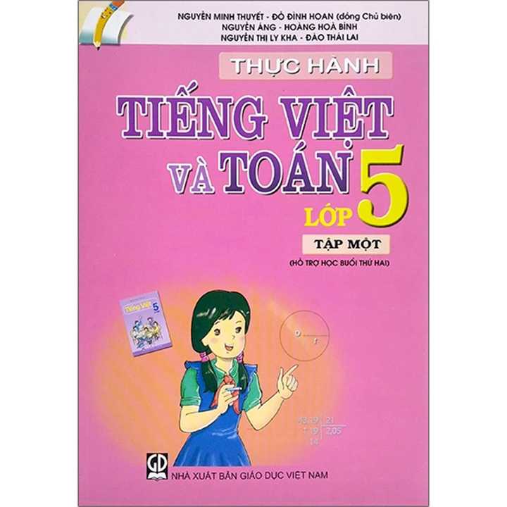 Thực Hành Tiếng Việt Và Toán Lớp 5 - Tập 1 - Hỗ Trợ Học Buổi Thứ Hai