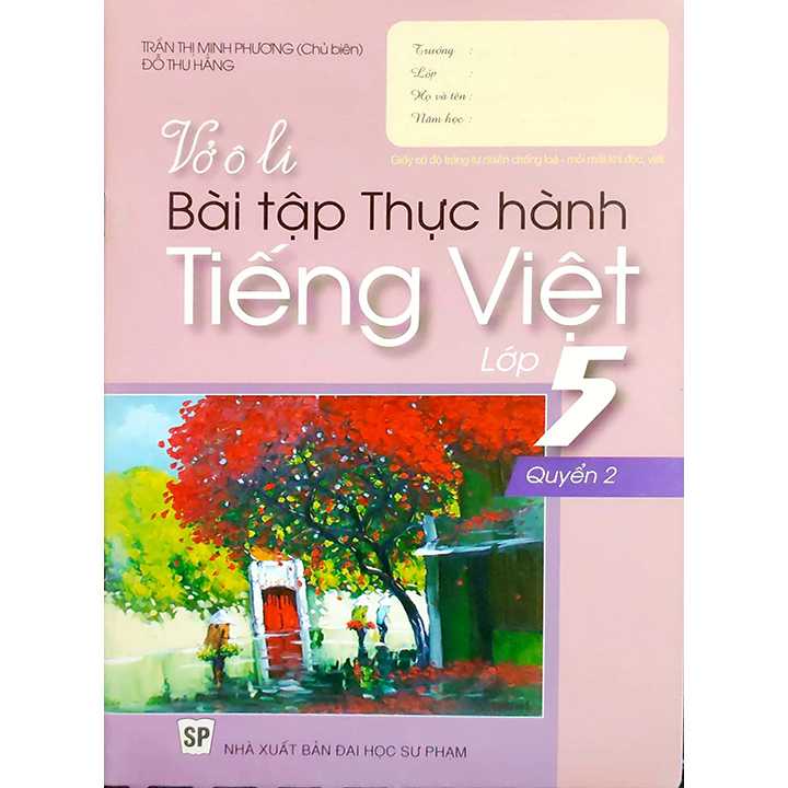 Vở Ô li Bài Tập Thực Hành Tiếng Việt Lớp 5 - Quyển 2 - Ảnh 1