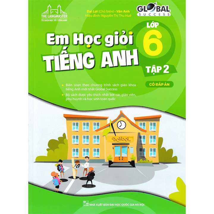 THE LANGMASTER - Em Học Giỏi Tiếng  Anh LỚP 6 - TẬP 2 - CÓ ĐÁP ÁN