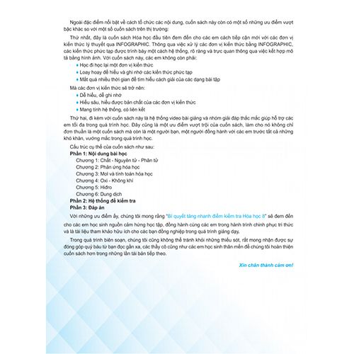 Bí Quyết Tăng Nhanh Điểm Kiểm Tra - Hóa Học 8 - Ảnh 3