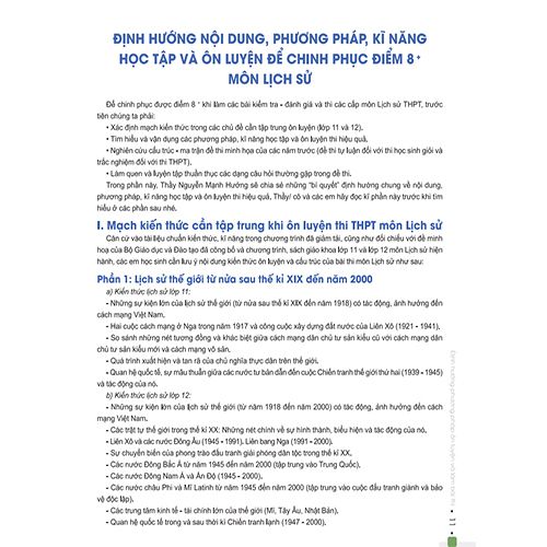 Đột Phá 8+ Môn Lịch Sử (Tái Bản 2020) - Ảnh 3