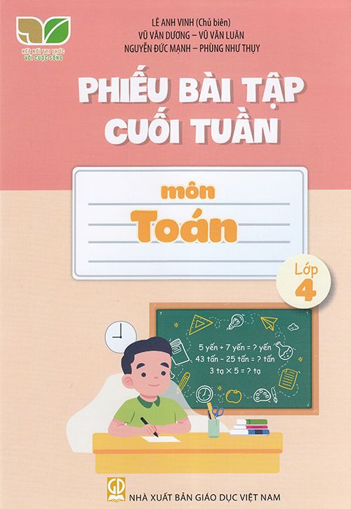 Phiếu bài tập cuối tuần môn Toán lớp 4 - Bộ Kết Nối