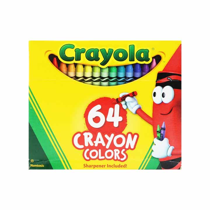 Hộp Bút Màu Sáp Crayon Colors - 64 Màu - Crayola-520064 - Ảnh 1