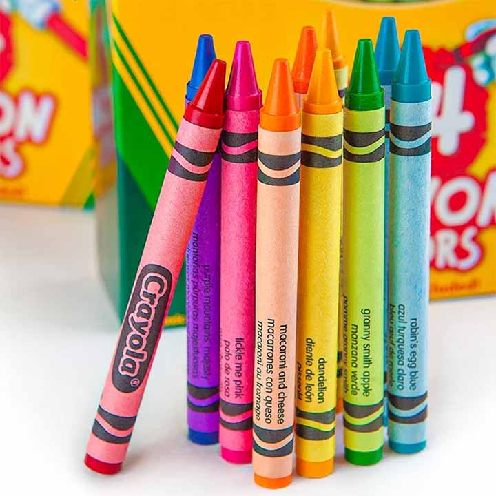 Hộp Bút Màu Sáp Crayon Colors - 64 Màu - Crayola-520064 - Ảnh 3