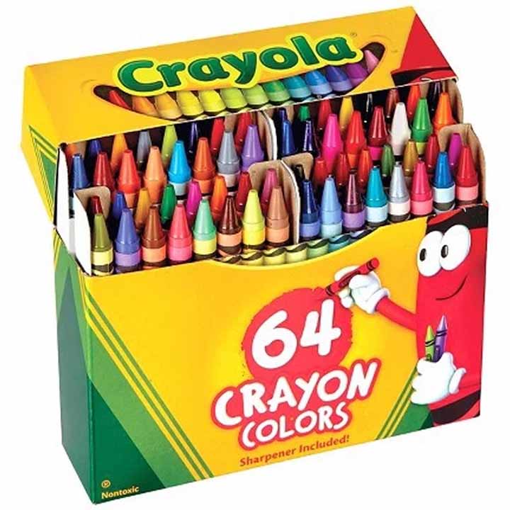 Hộp Bút Màu Sáp Crayon Colors - 64 Màu - Crayola-520064 - Ảnh 4
