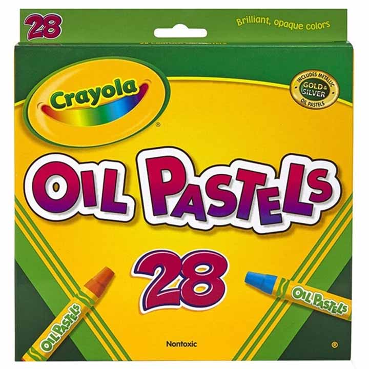 Hộp Bút Sáp Dầu Crayola Oil Pastels - 28 Màu - Crayola-524628