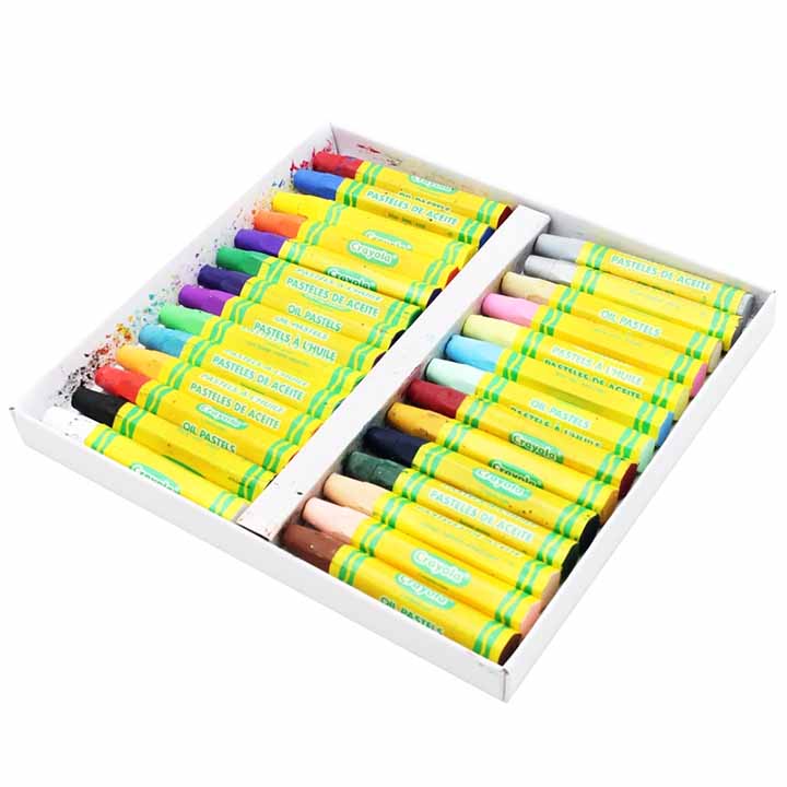 Hộp Bút Sáp Dầu Crayola Oil Pastels - 28 Màu - Crayola-524628 - Ảnh 2