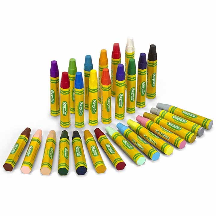 Hộp Bút Sáp Dầu Crayola Oil Pastels - 28 Màu - Crayola-524628 - Ảnh 3