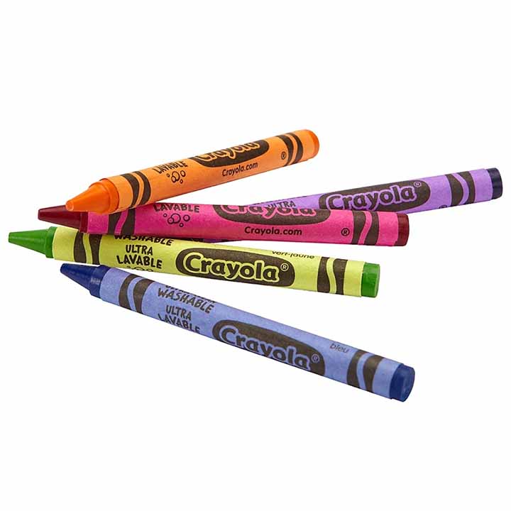 Hộp Bút Màu Sáp Ultra Clean Washable Crayons - 24 Màu - Crayola-526924 - Ảnh 2