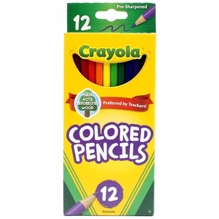 Hộp Bút Chì Màu Crayola - 12 Màu - Crayola-684012 - Ảnh 1