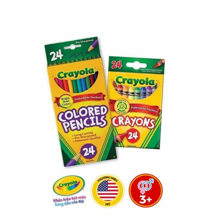 Hộp Bút Chì Màu Crayola - 24 Màu - Crayola-684024 - Ảnh 2