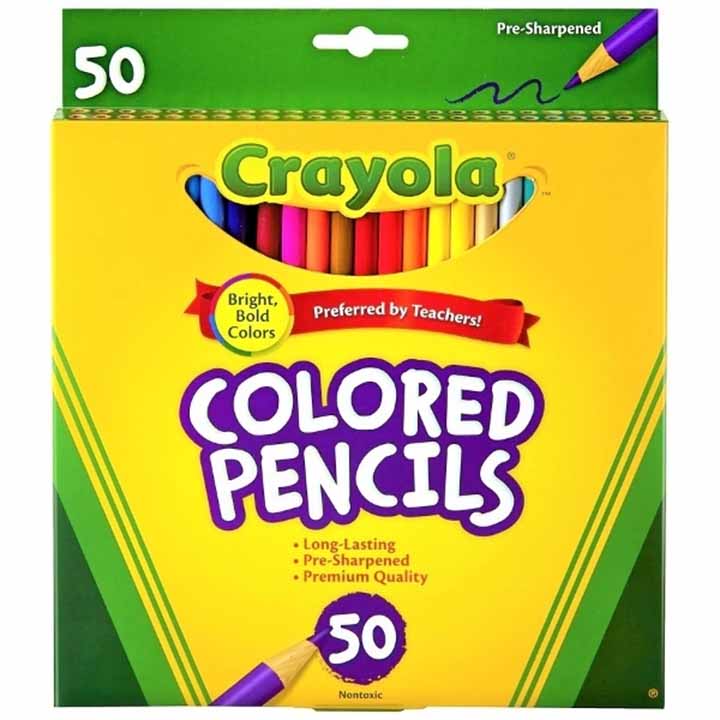 Hộp Bút Chì Màu Crayola - 50 Màu - Crayola-684050 - Ảnh 1