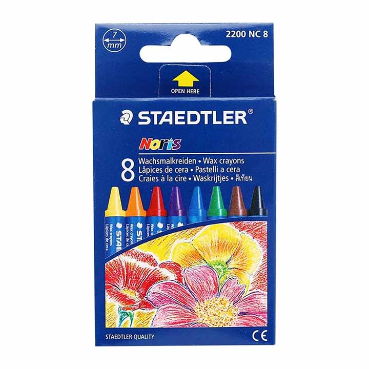 Hộp Sáp Màu Staedtler Noris - 8 Màu - 2200-NC8 - Ảnh 2