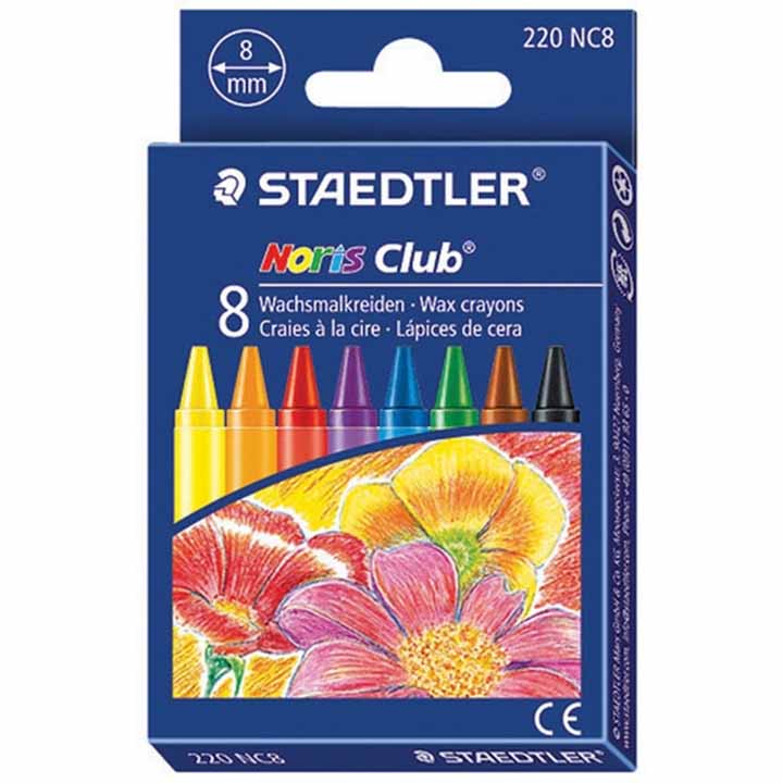 Hộp Sáp Màu Staedtler Noris - 8 Màu - 2200-NC8