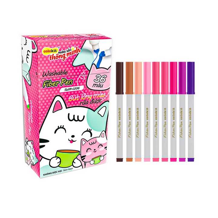 Hộp Bút Lông 36 Màu Colokit SWM-C006