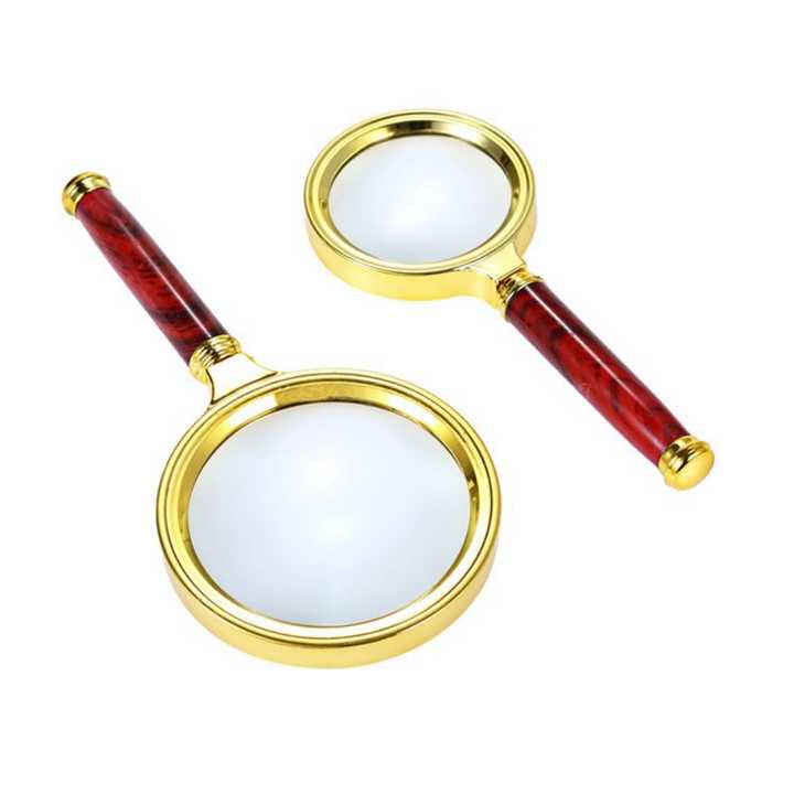 Kính Lúp F90 Gọng Vàng