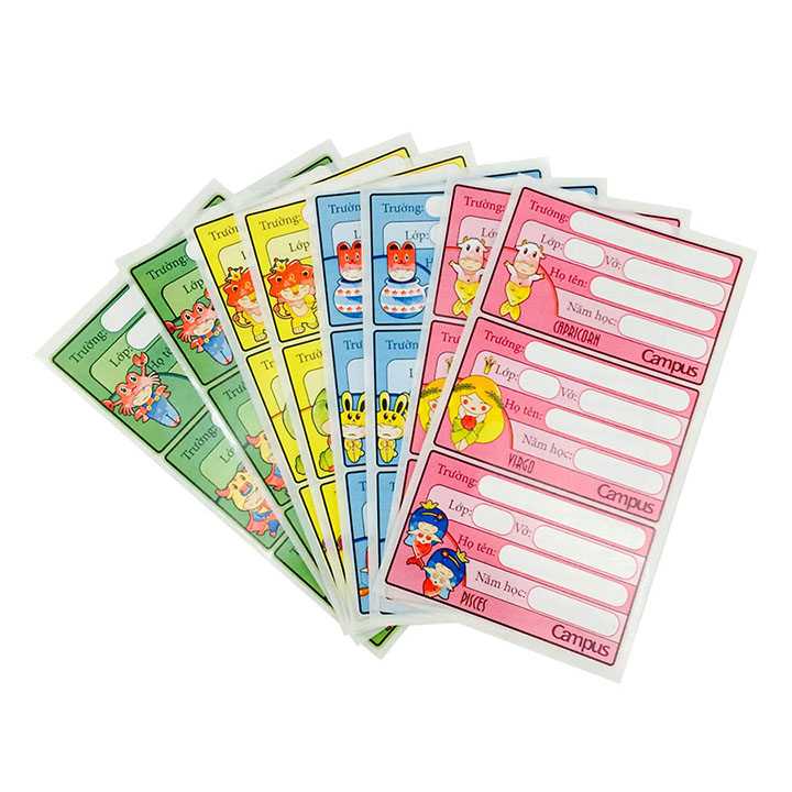 Nhãn Vở Campus NT-ZOD24 ( Túi 24 Chiếc ) - Ảnh 2