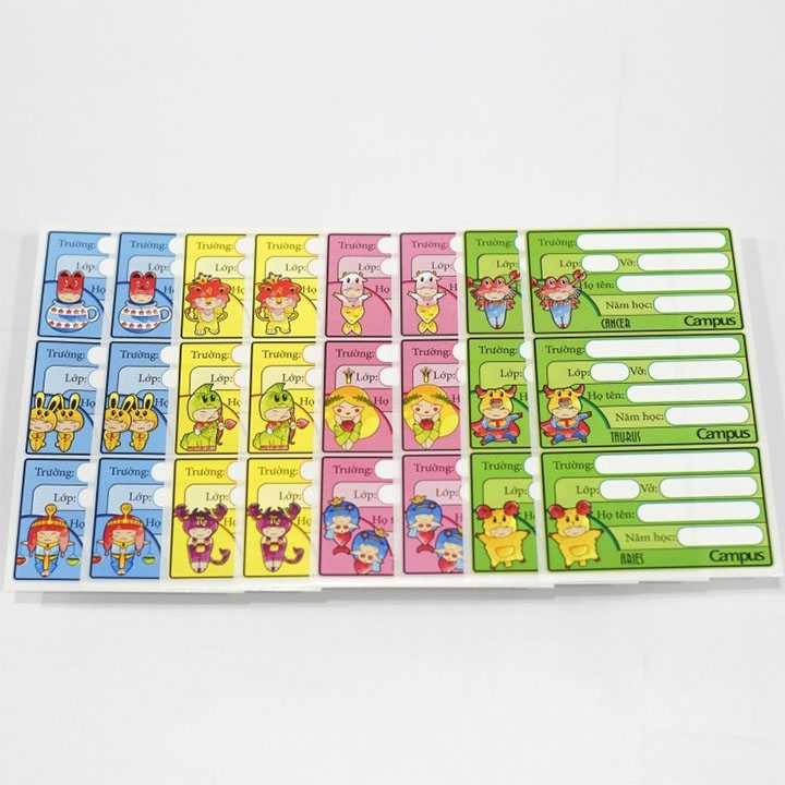 Nhãn Vở Campus NT-ZOD24 ( Túi 24 Chiếc ) - Ảnh 3
