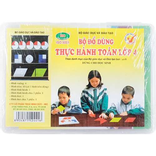 Bộ Đồ Dùng Thực Hành Toán Lớp 4 MIC - Ảnh 1