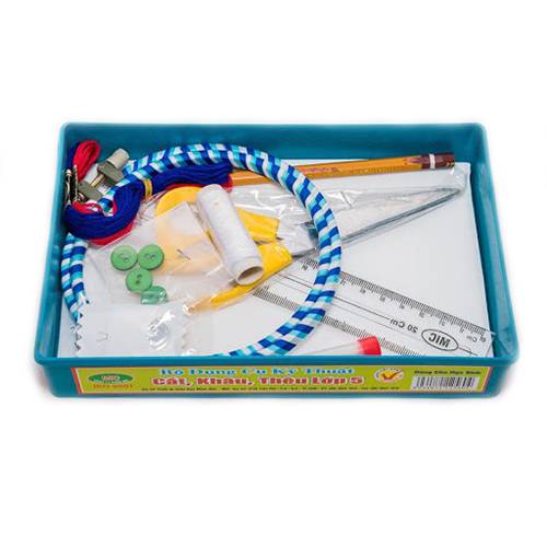 Bộ Dụng Cụ Kỹ Thuật Cắt, Khâu, Thêu Lớp 5 - Ảnh 2