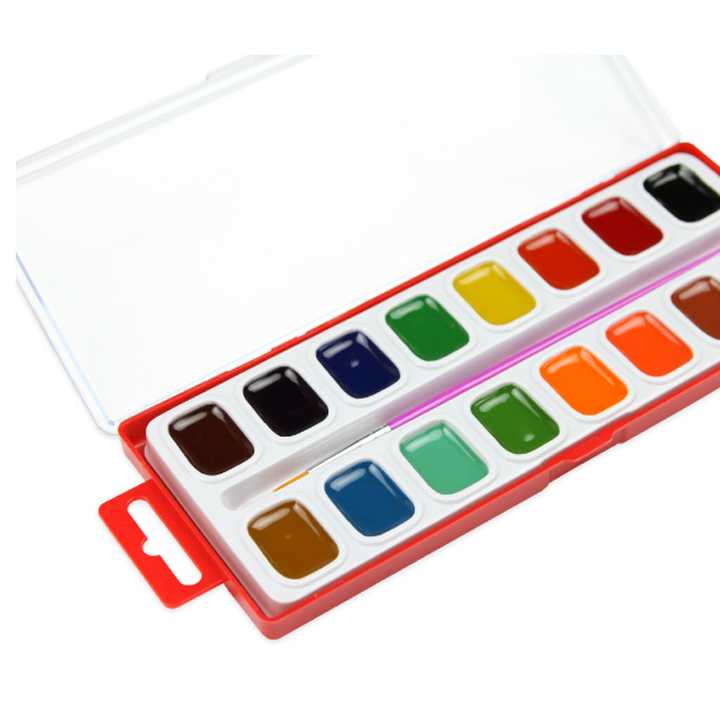 Màu Nước Kèm Cọ 8103 - 16 Màu - Ảnh 1