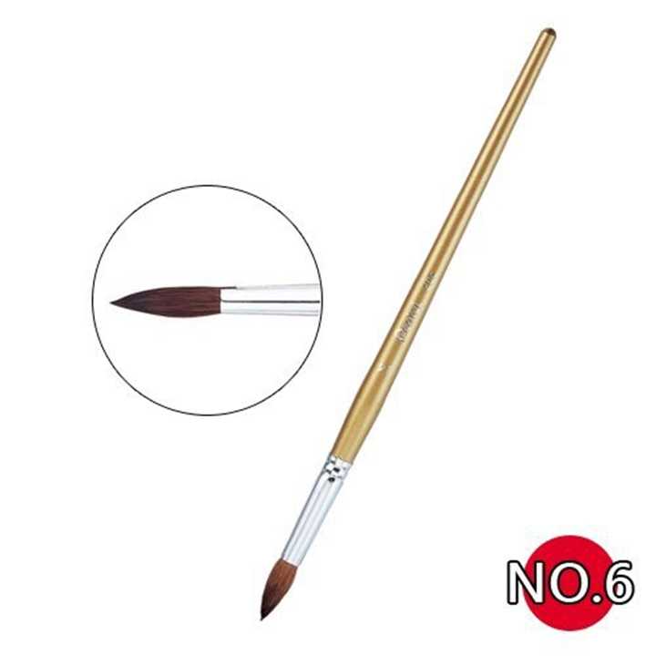 Cọ Vẽ Màu Nước Đầu Tròn Số 6 Pentel ZBS1-6