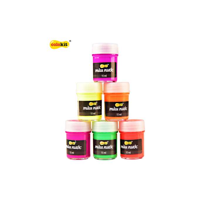Màu Nước Neon Colokit WACO-C011 - 6 Màu - Ảnh 2