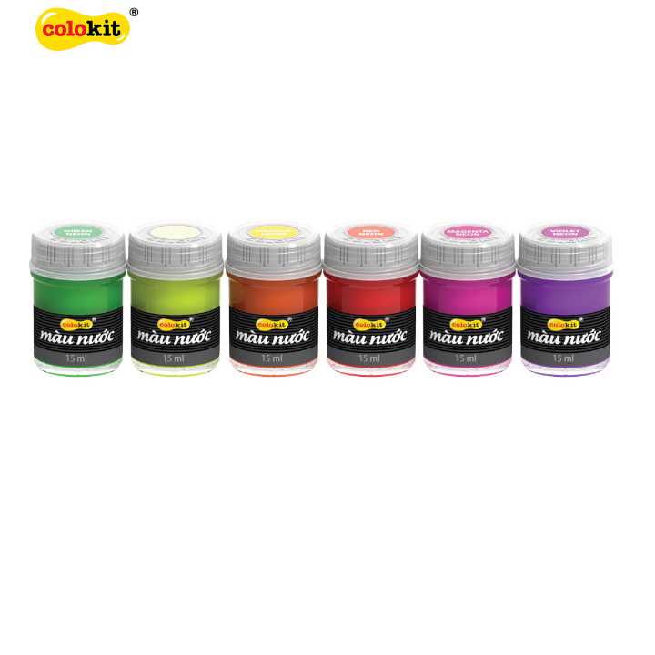 Màu Nước Neon Colokit WACO-C011 - 6 Màu - Ảnh 1