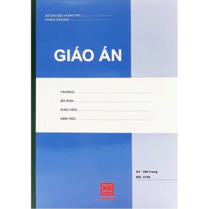Sổ Giáo Án A4 200 Trang Hồng Hà 0169