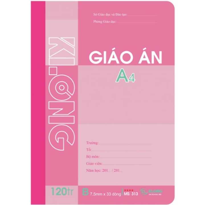 Sổ Giáo Án A4 - 120 Trang - MS313 - Ảnh 1