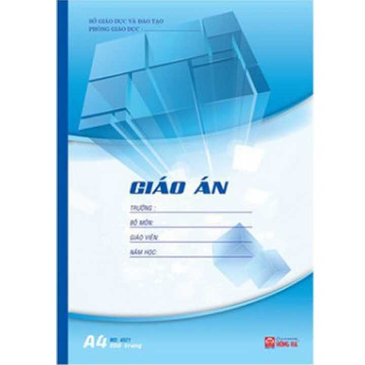 Sổ Giáo Án A4 200 Trang Hồng Hà 4521