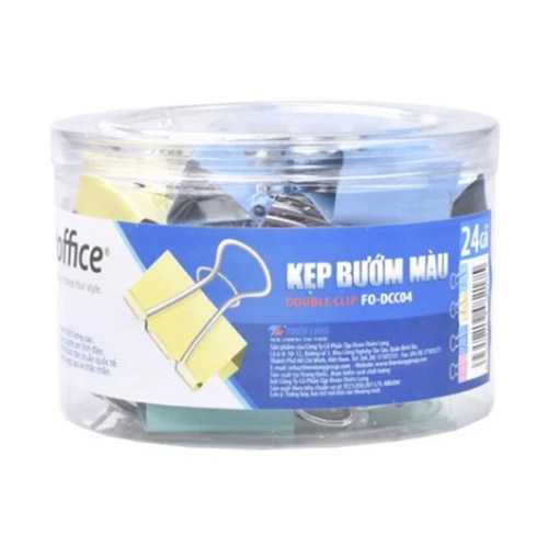 Kẹp Bướm Màu Flexoffice 25mm FO-DCC03 - Ảnh 2