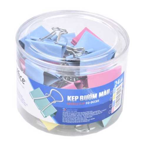 Kẹp Bướm Màu Flexoffice 41mm FO-DCC05 (FS)