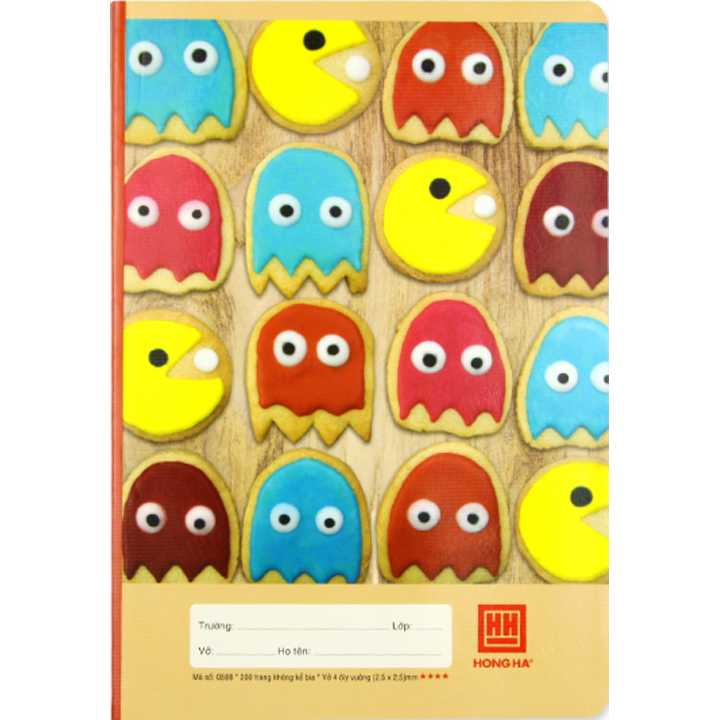 Vở 4 Ô ly 200 Trang School Monster 0588