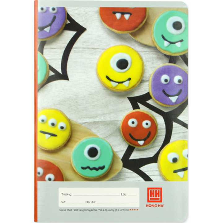 Vở 4 Ô ly 200 Trang School Monster 0588 - Ảnh 4