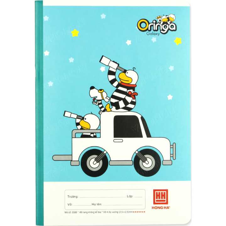 Vở 4 Ô Ly 48 Trang School Oringa Galaxy 0560 - Ảnh 4