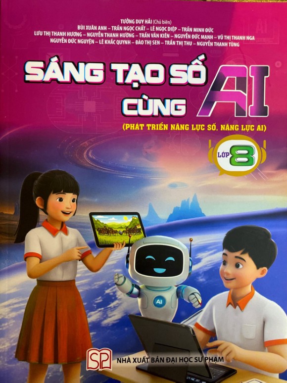Sáng tạo số cùng AI - lớp 8 (Phát triển năng lực số, năng lực AI)