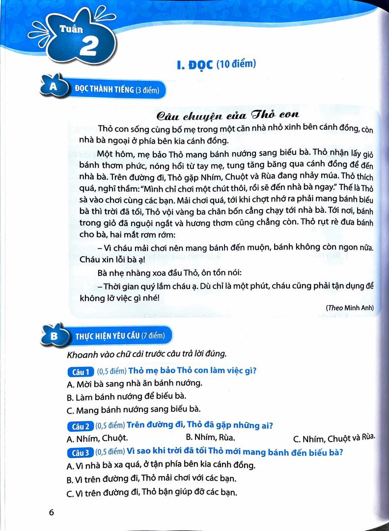 Phiếu tự đánh giá cuối tuần và kiểm tra định kì môn Tiếng Việt 2 (bộ sách Cánh Diều) - Ảnh 4