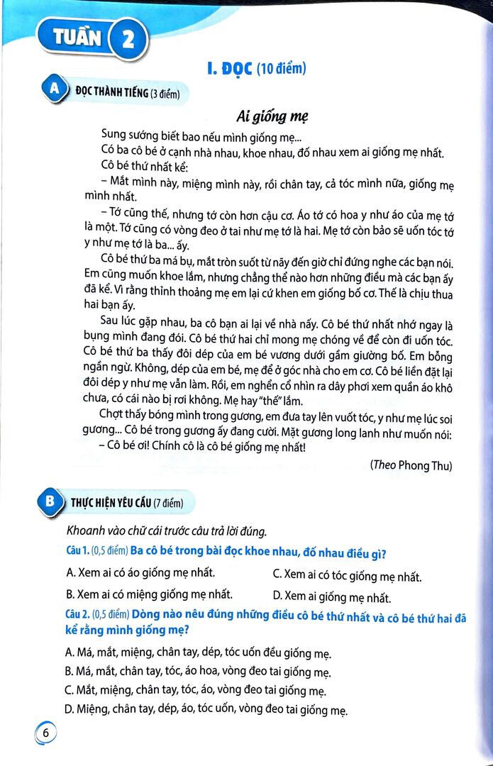 Phiếu tự đánh giá cuối tuần và kiểm tra định kì môn Tiếng Việt 4 (Kết nối tri thức ) - Ảnh 4