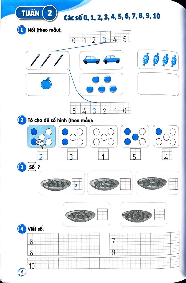 Phiếu tự đánh giá cuối tuần và kiểm tra định kì môn Toán 1 ( bộ sách Kết nối tri thức với cuộc sống) - Ảnh 4