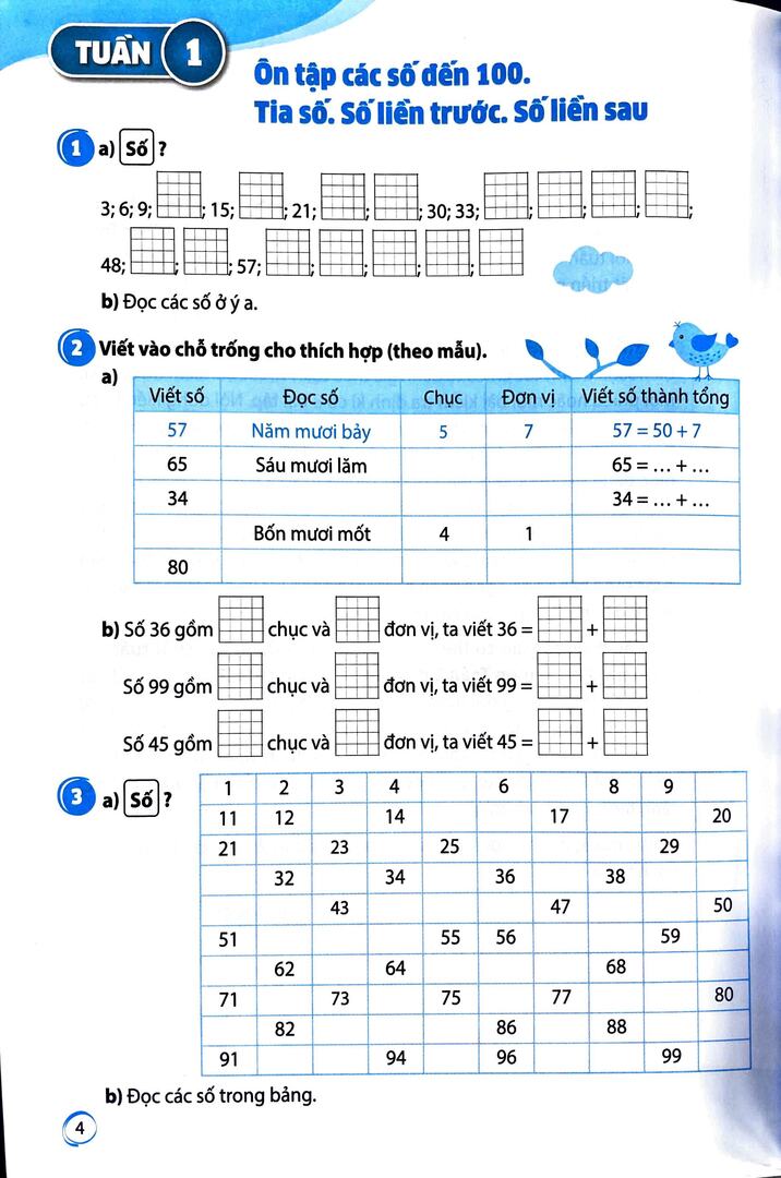 Phiếu tự đánh giá cuối tuần và kiểm tra định kì môn Toán 2 (Kết nối tri thức với cuộc sống) - Ảnh 2