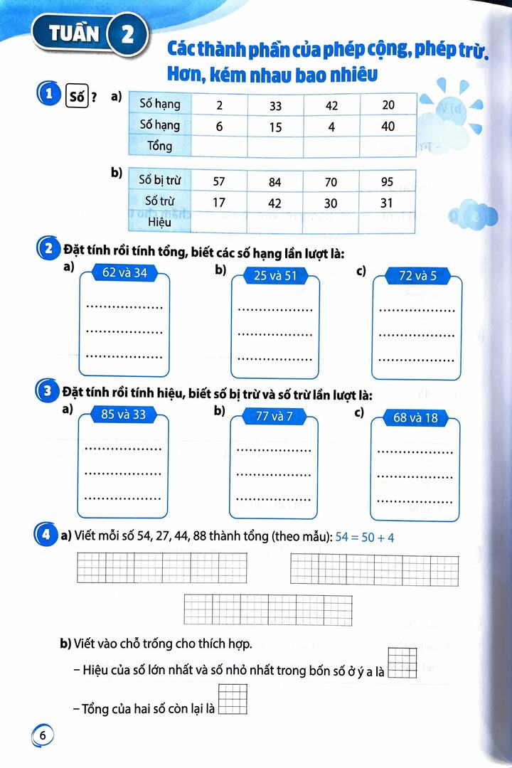 Phiếu tự đánh giá cuối tuần và kiểm tra định kì môn Toán 2 (Kết nối tri thức với cuộc sống) - Ảnh 4